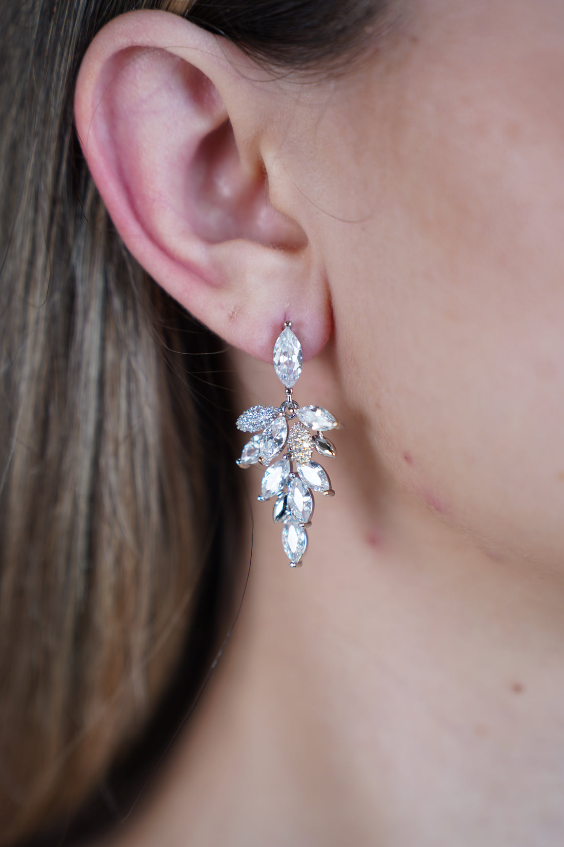Elation Diamond Dangle Earrings – Radiant Grace in Every Movement