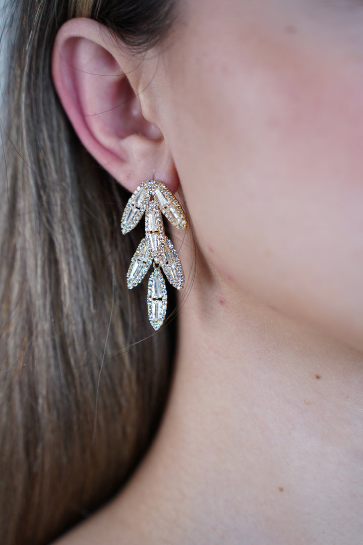 Kaelis Earrings – Luxe Sparkle with a Modern Edge