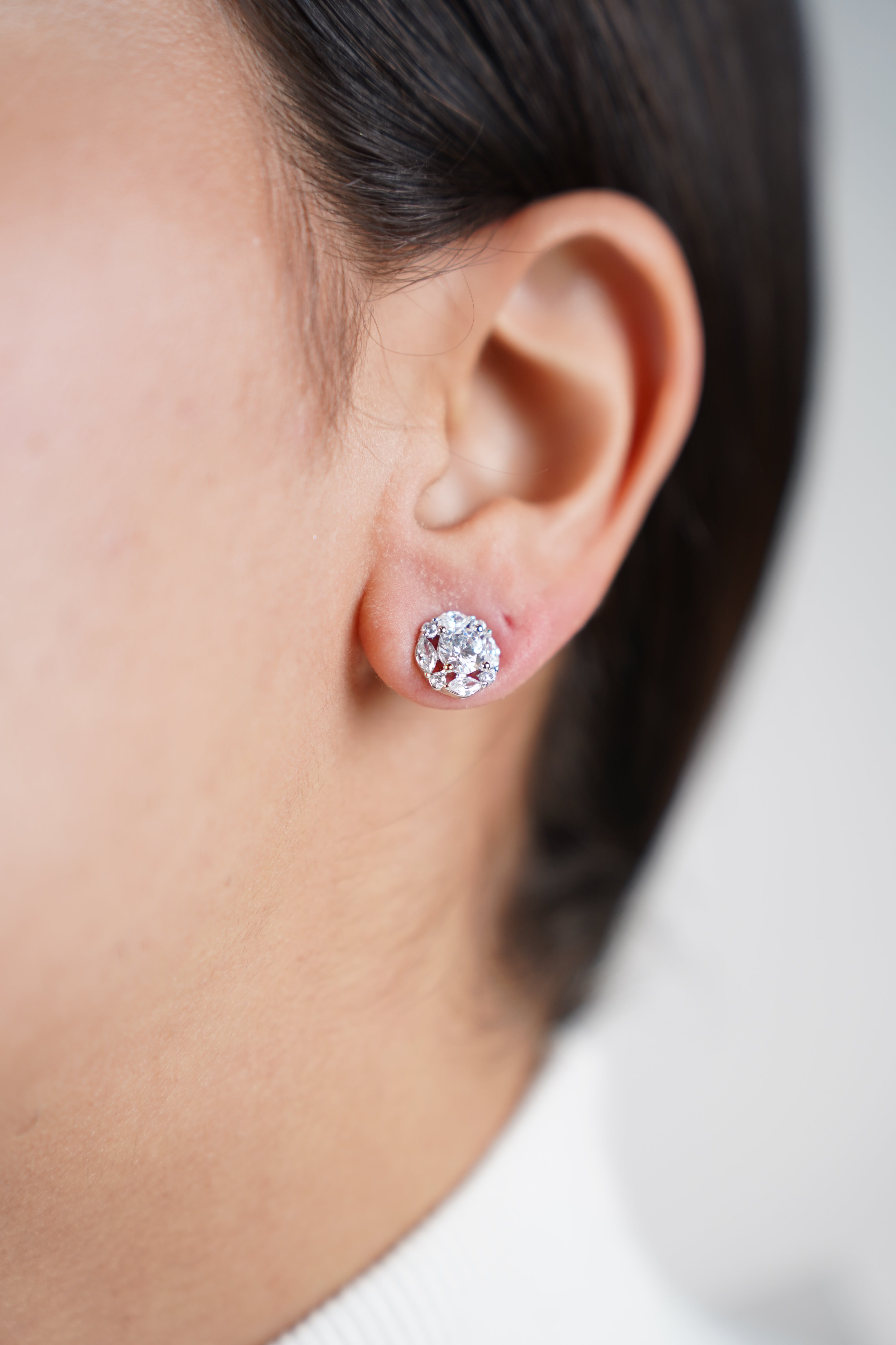 Mirex Round Diamond Studs