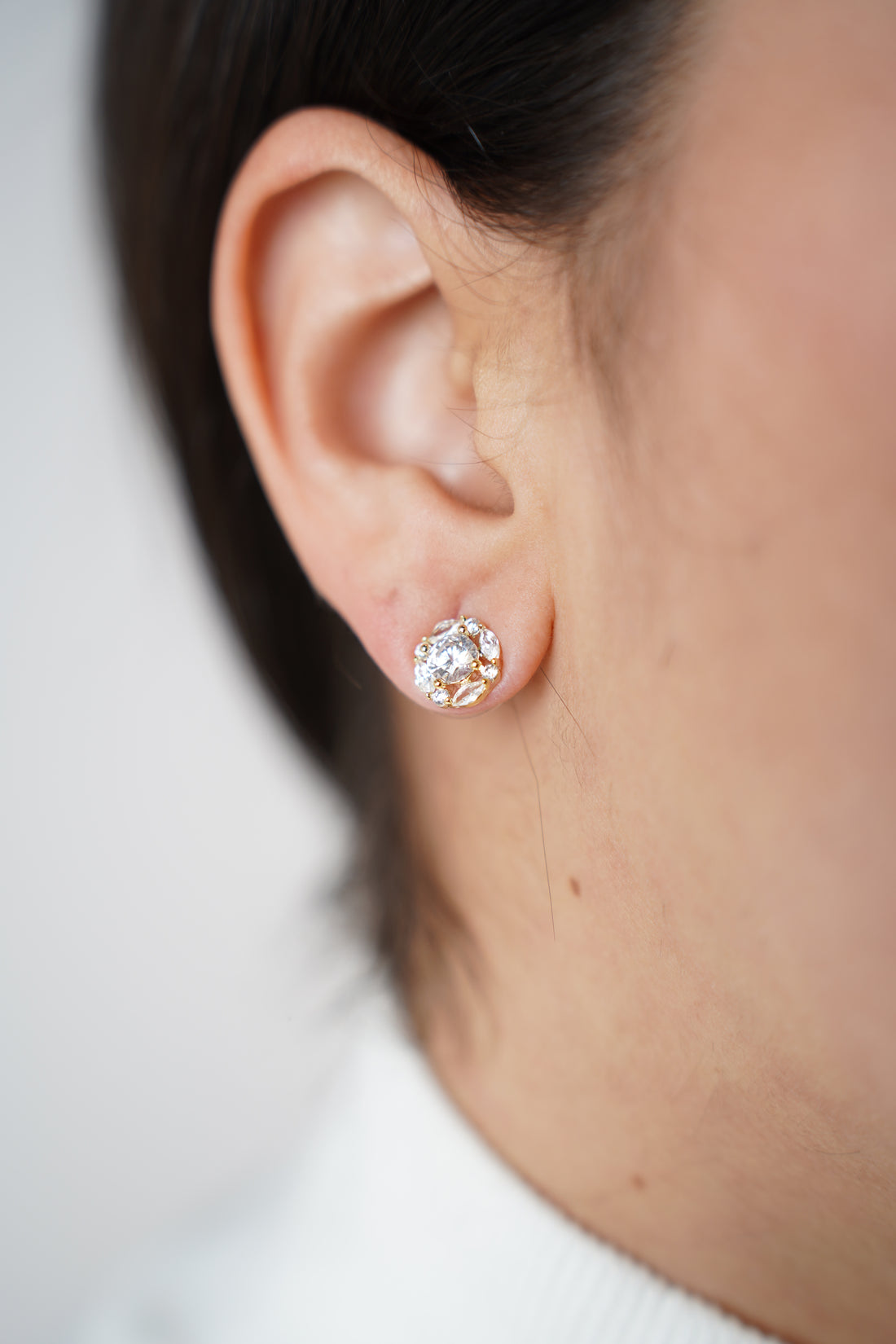 Mirex Round Diamond Studs