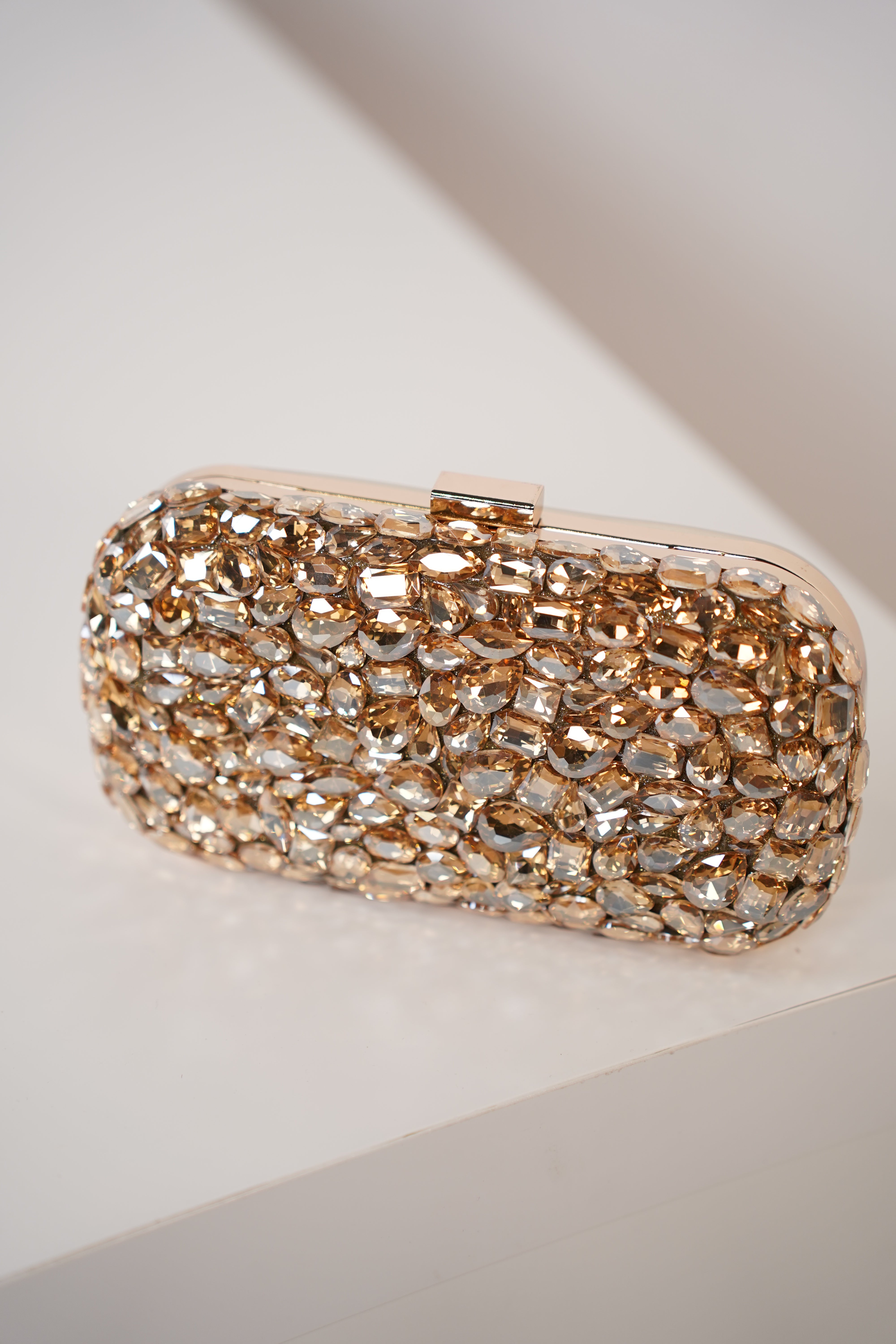 Brielle Diamond Elegant Clutch – Gemstone Evening Bag