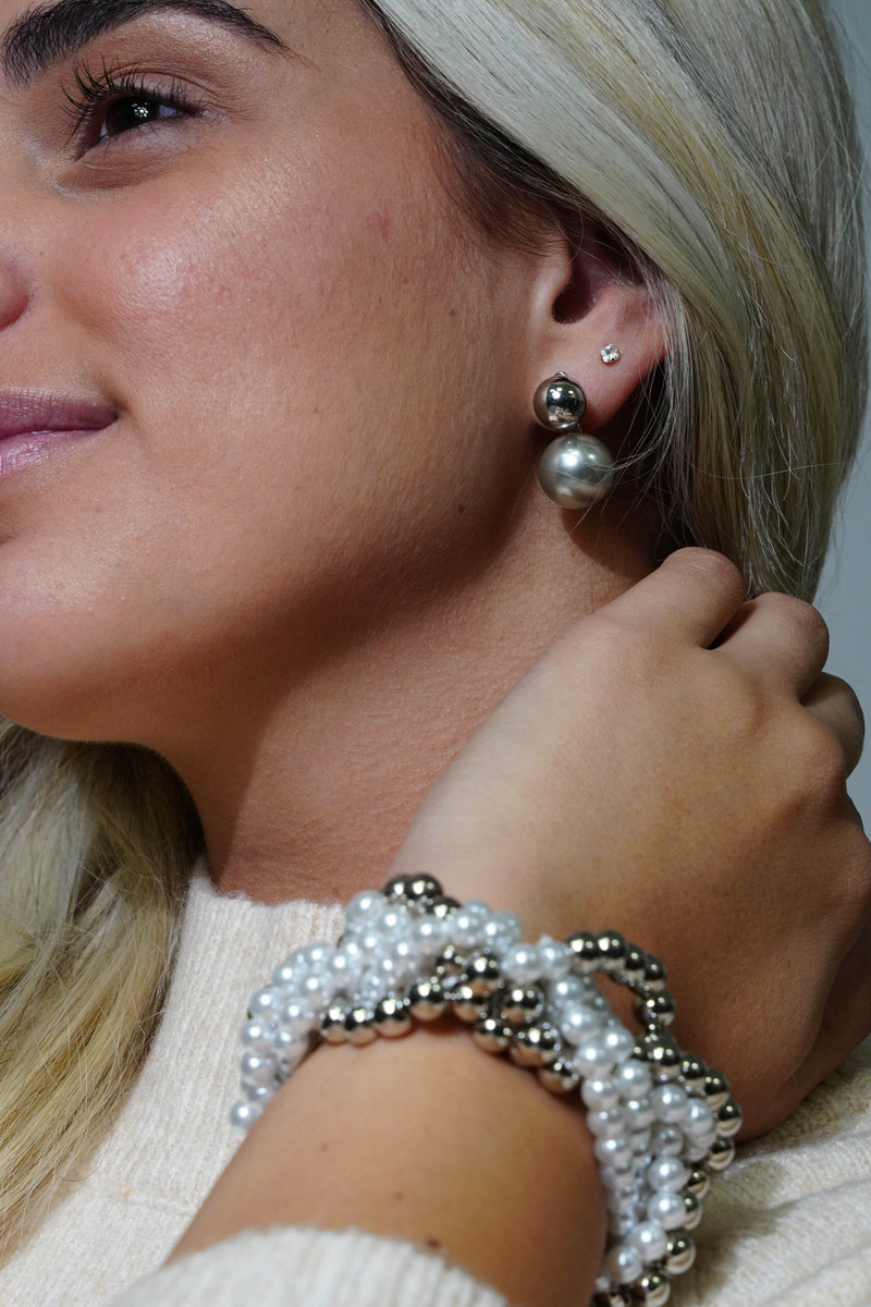 Pebble/Pearl Bracelet