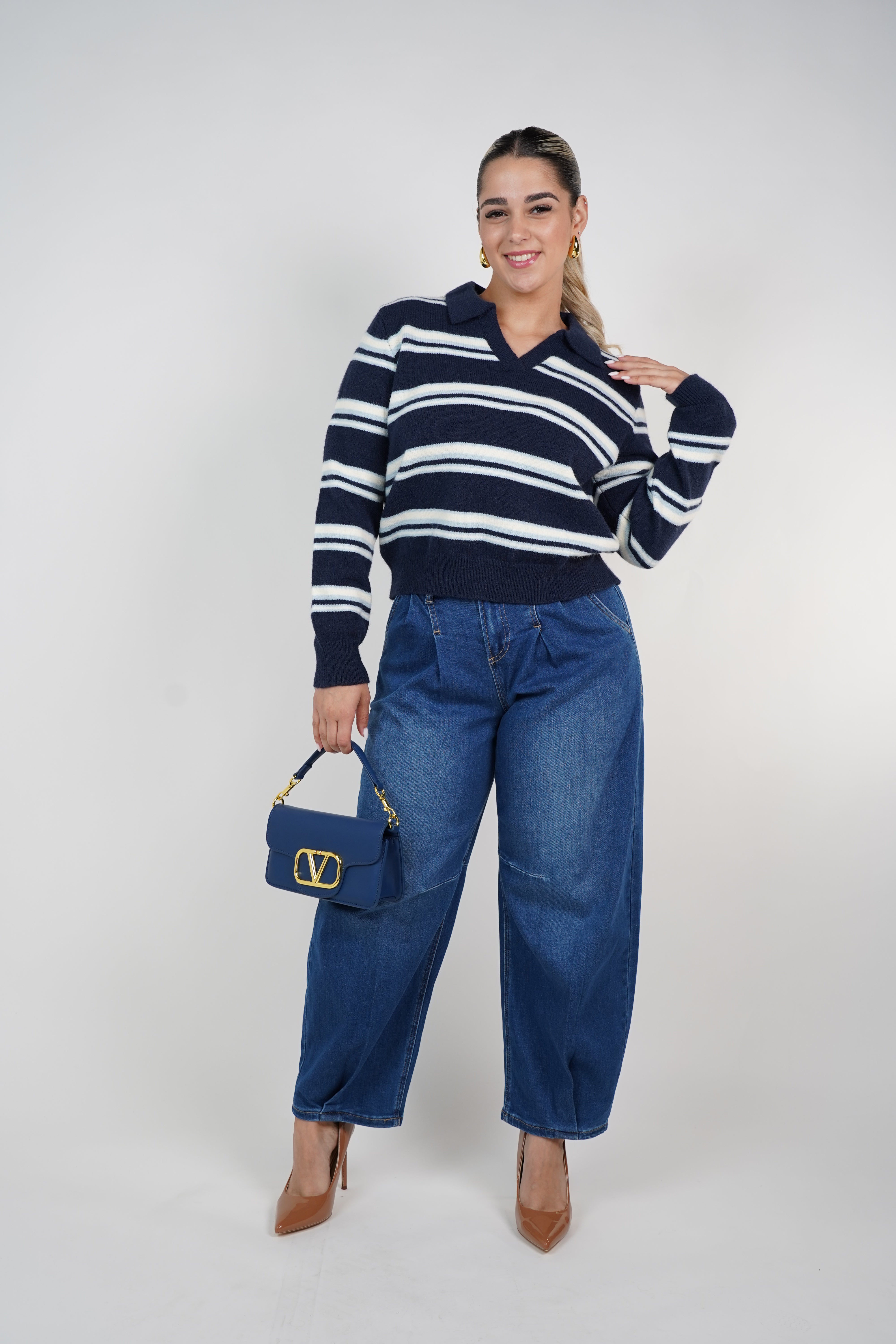 Kori Cropped Barrel Jeans