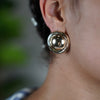 Rysa Earrings – Bold Vintage Gold Studs