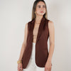 Zyra Sleeveless Vest – Structured Sophistication in a Sleek Cut