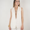 Zyra Sleeveless Vest – Structured Sophistication in a Sleek Cut