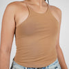 Zova Swoop Spaghetti Strap Top – Sleek, Simple, Summer-Ready