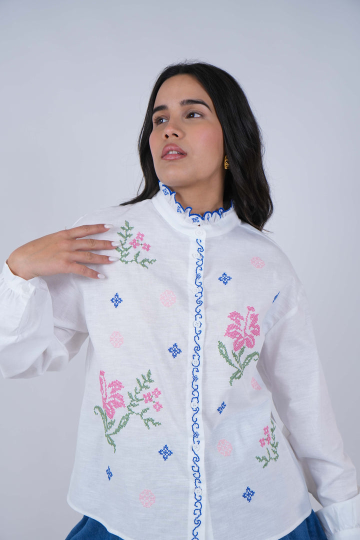 Mavi Embroidered Shirt