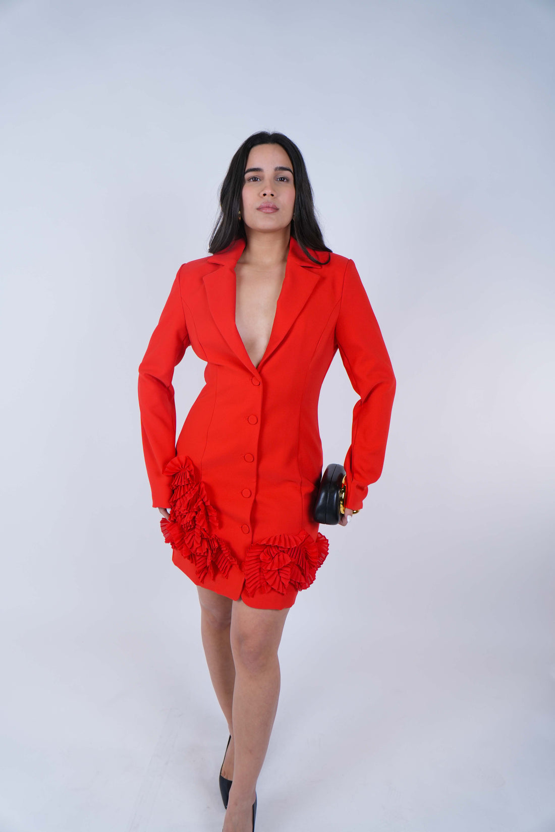 Nysa Ruffle Mini Dress