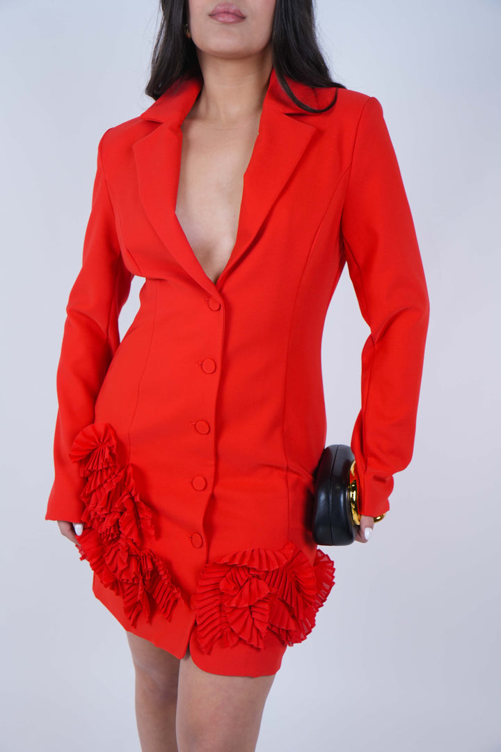 Nysa Ruffle Mini Dress