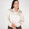 Lissey Silk Cropped Blouse – Luxe, Soft & Effortlessly Elevated
