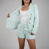 Nela Shorts – Polished Cuffed Shorts in Soft Pastels