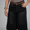 Kalu Bermuda Shorts – Washed Black Denim Cool