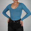 Temi Long Sleeve Basics – Ultra-Soft One-Size Essential