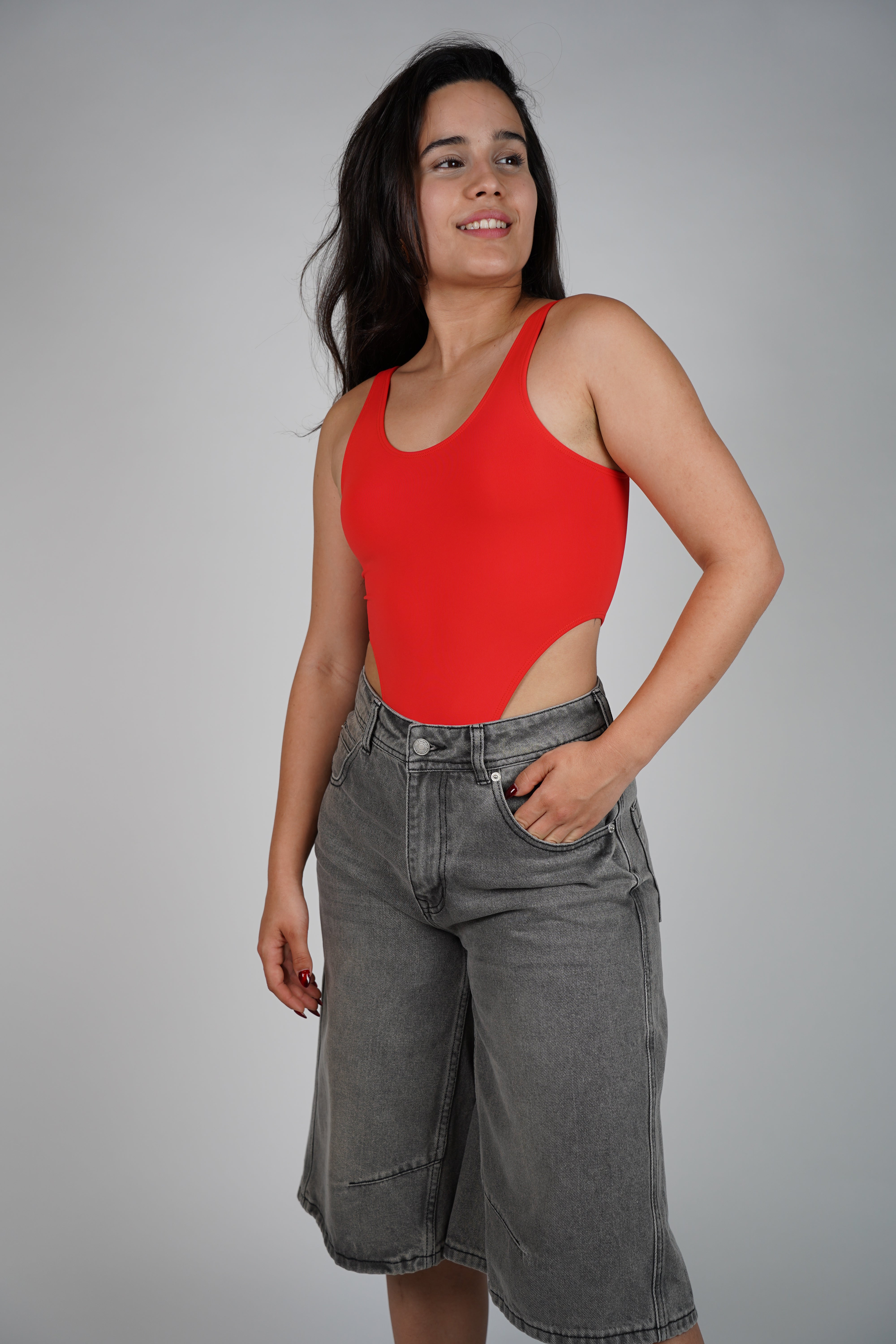 Kalu Bermuda Shorts – Washed Black Denim Cool