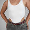 Lasa Highcut Tank Bodysuit – Seamless & Sleek Everyday Essential
