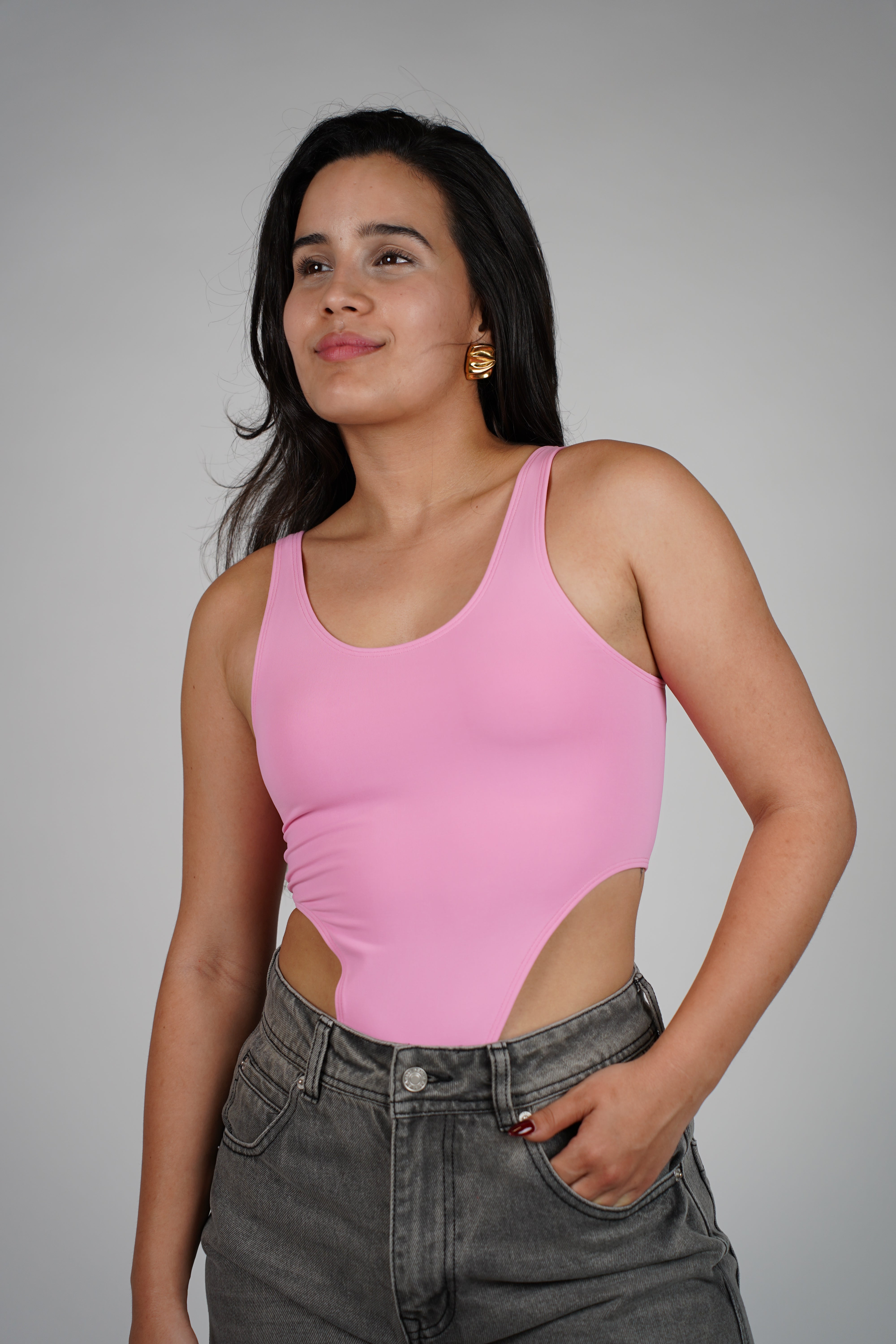 Lasa Highcut Tank Bodysuit – Seamless & Sleek Everyday Essential