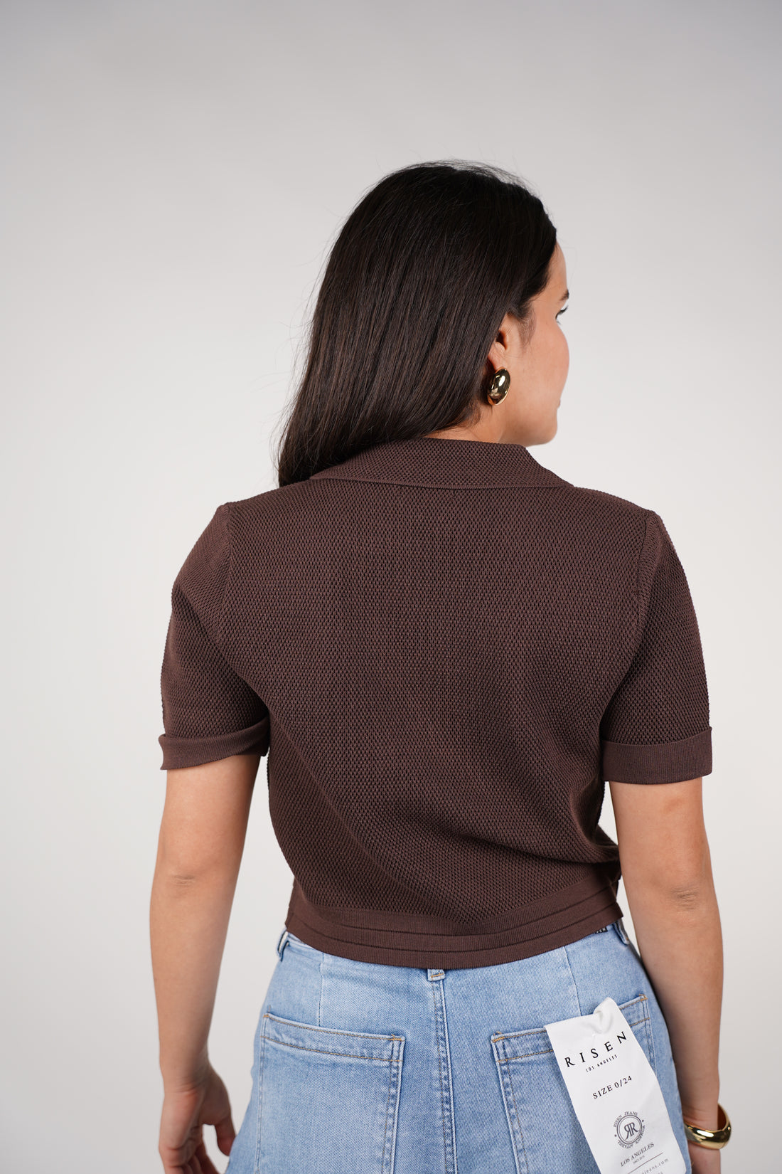 Mirvana Sweater Top – Textured, Polished & Modern