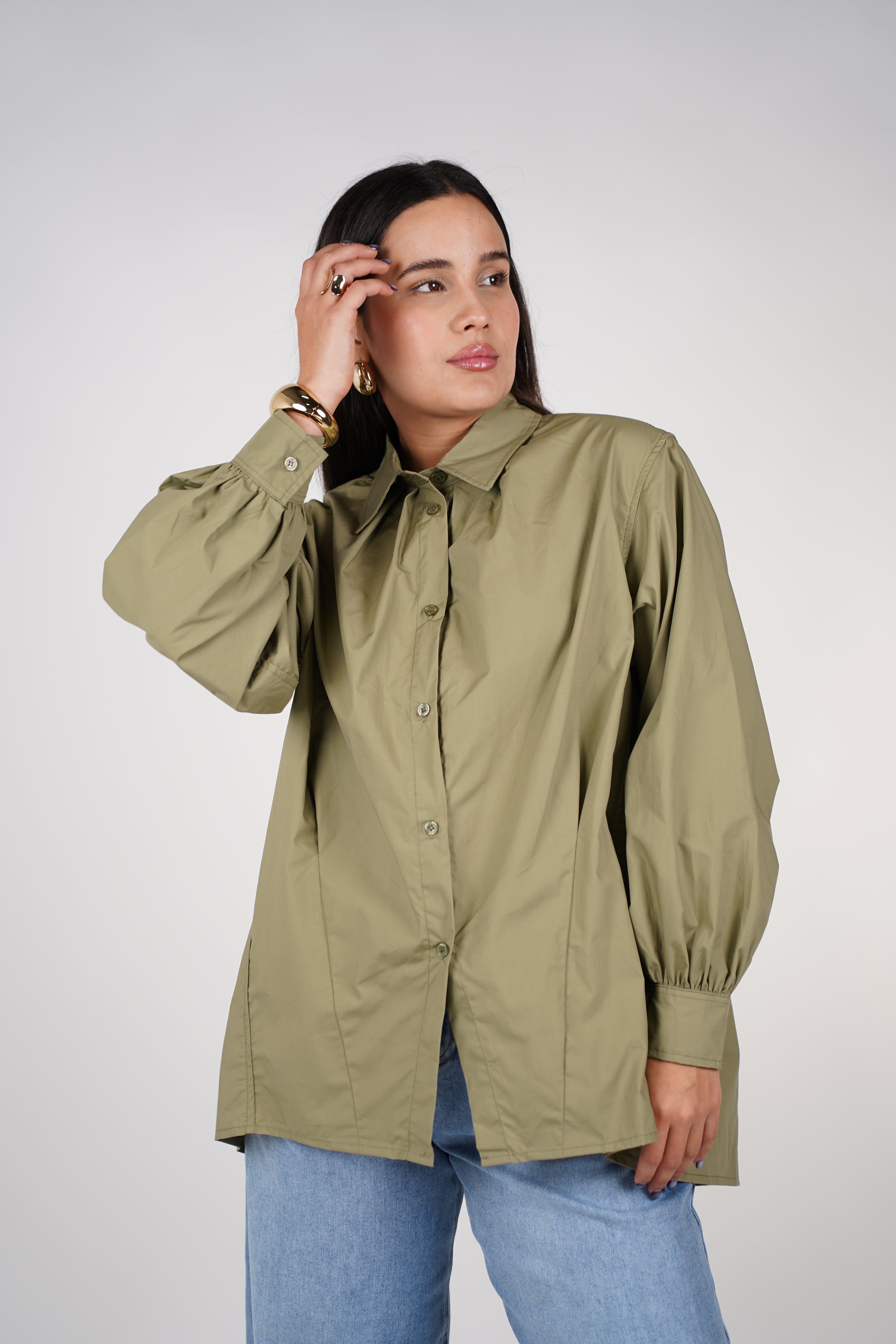 Janelle Poplin Shirt – Clean, Modern & Effortlessly Chic