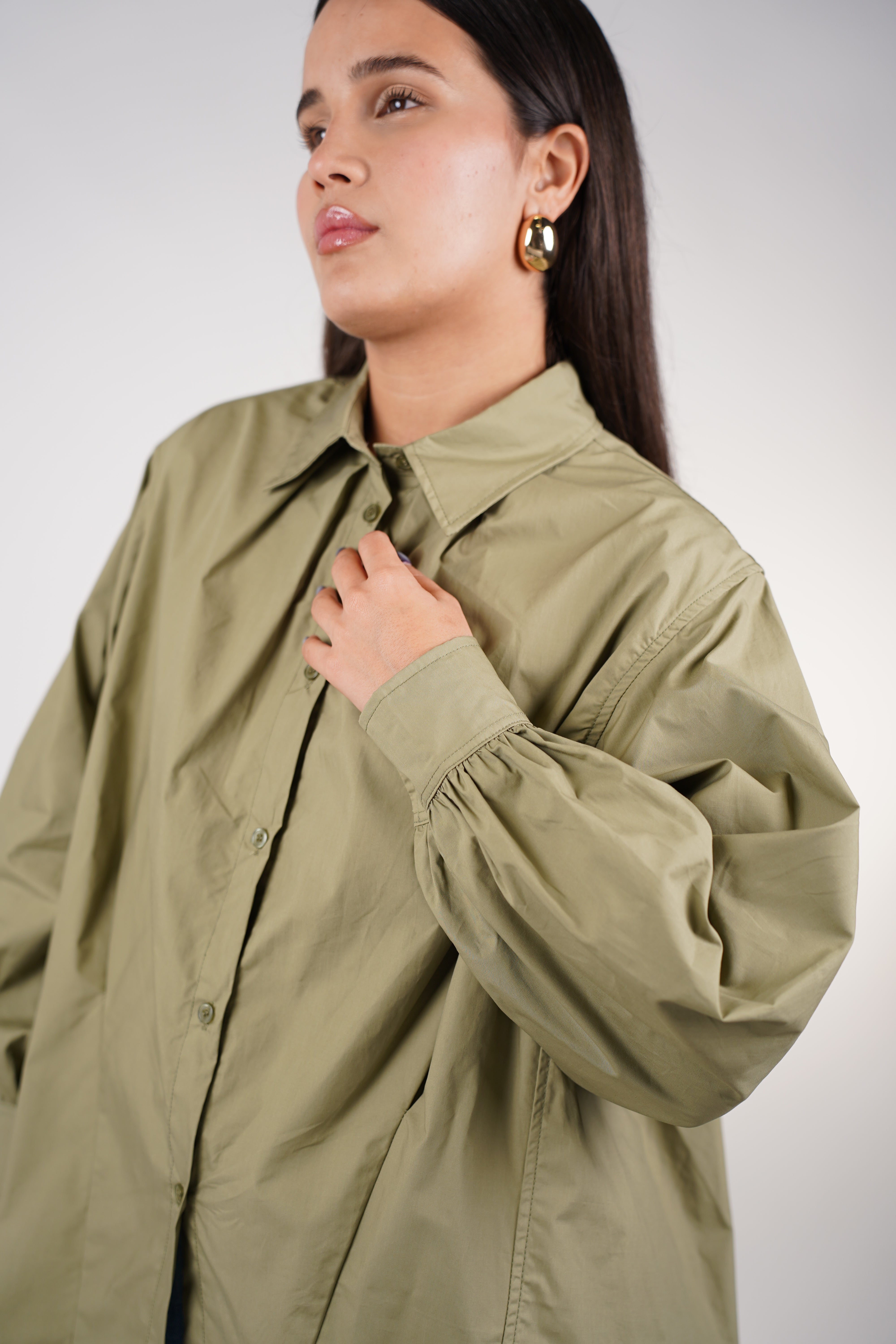 Janelle Poplin Shirt – Clean, Modern & Effortlessly Chic