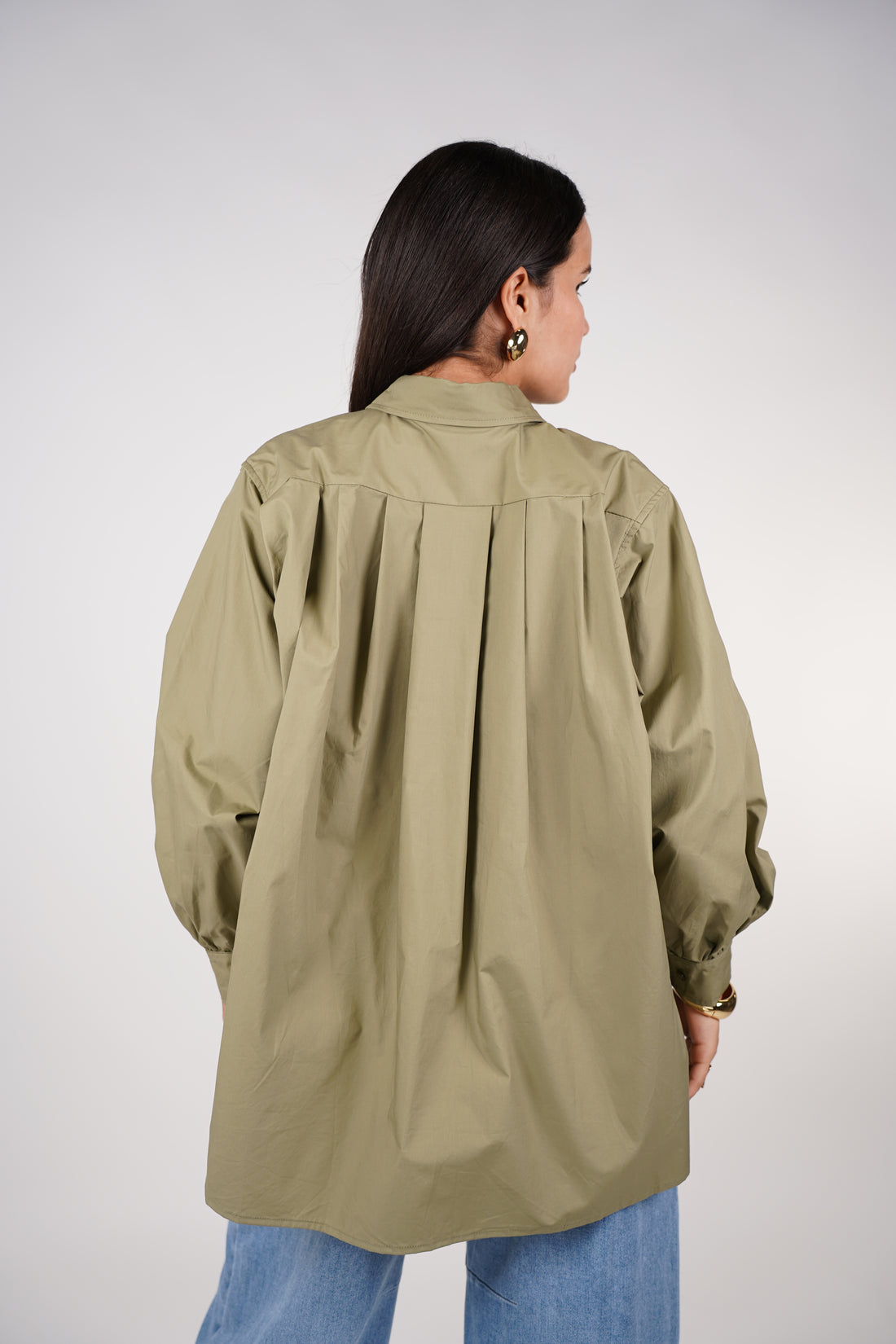 Janelle Poplin Shirt – Clean, Modern & Effortlessly Chic