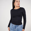 Xalei Basic Round Neck Long Sleeve – Smooth, Sleek & Essential