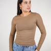 Xalei Basic Round Neck Long Sleeve – Smooth, Sleek & Essential