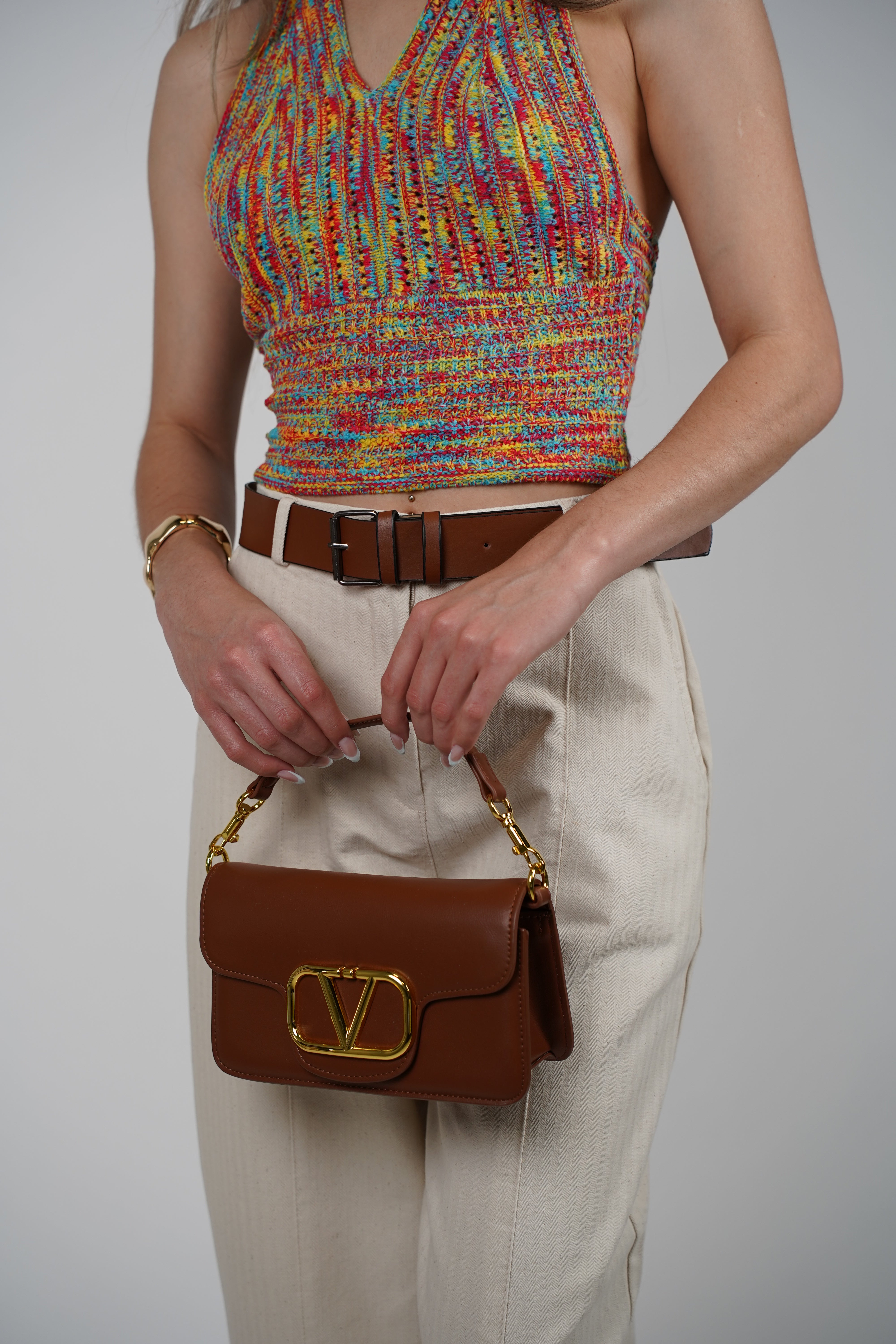 Nixa Linen Belted Pants – Neutral Comfort with Polished Style