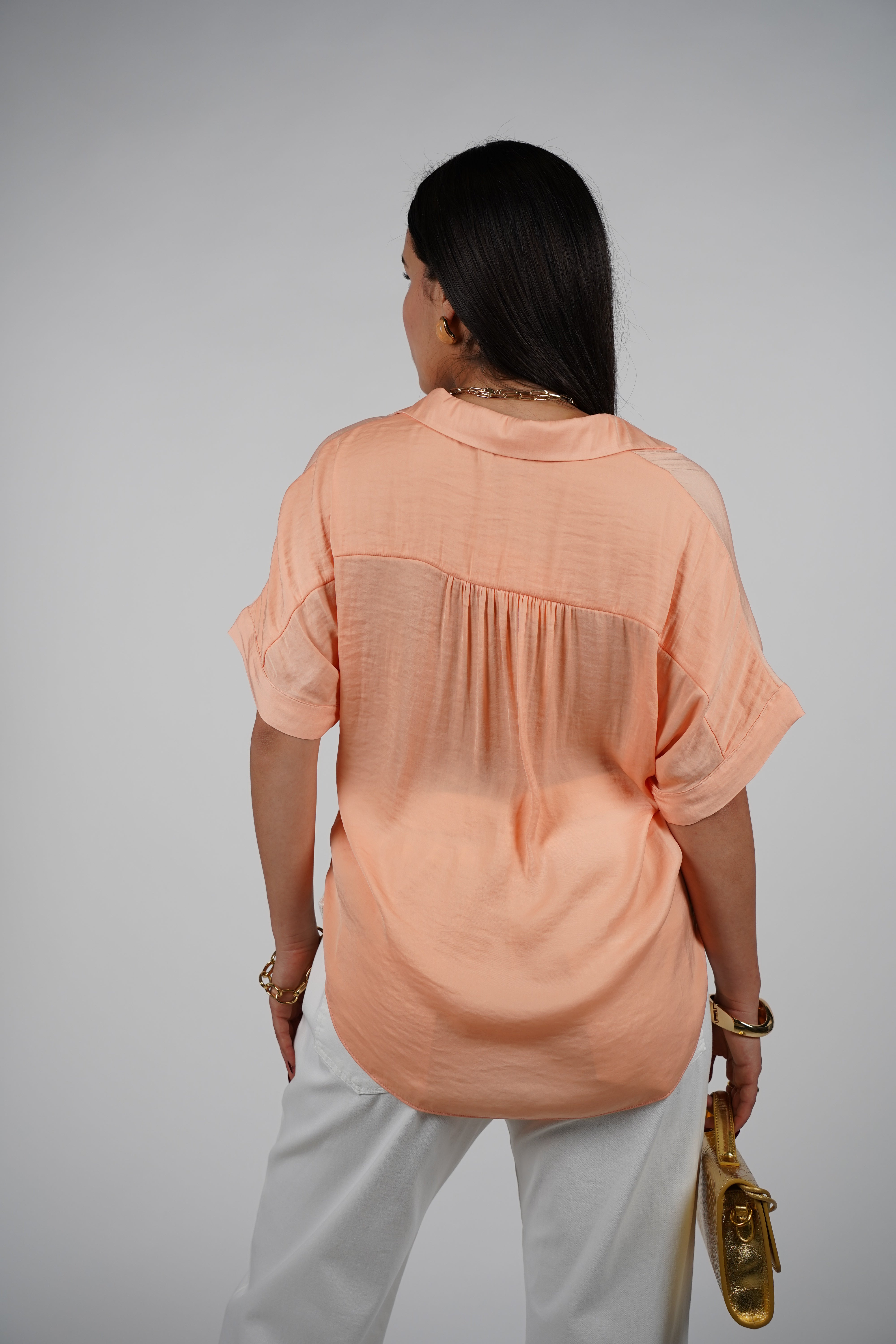 Rynna Flaca Top – Effortless Everyday Collared Blouse