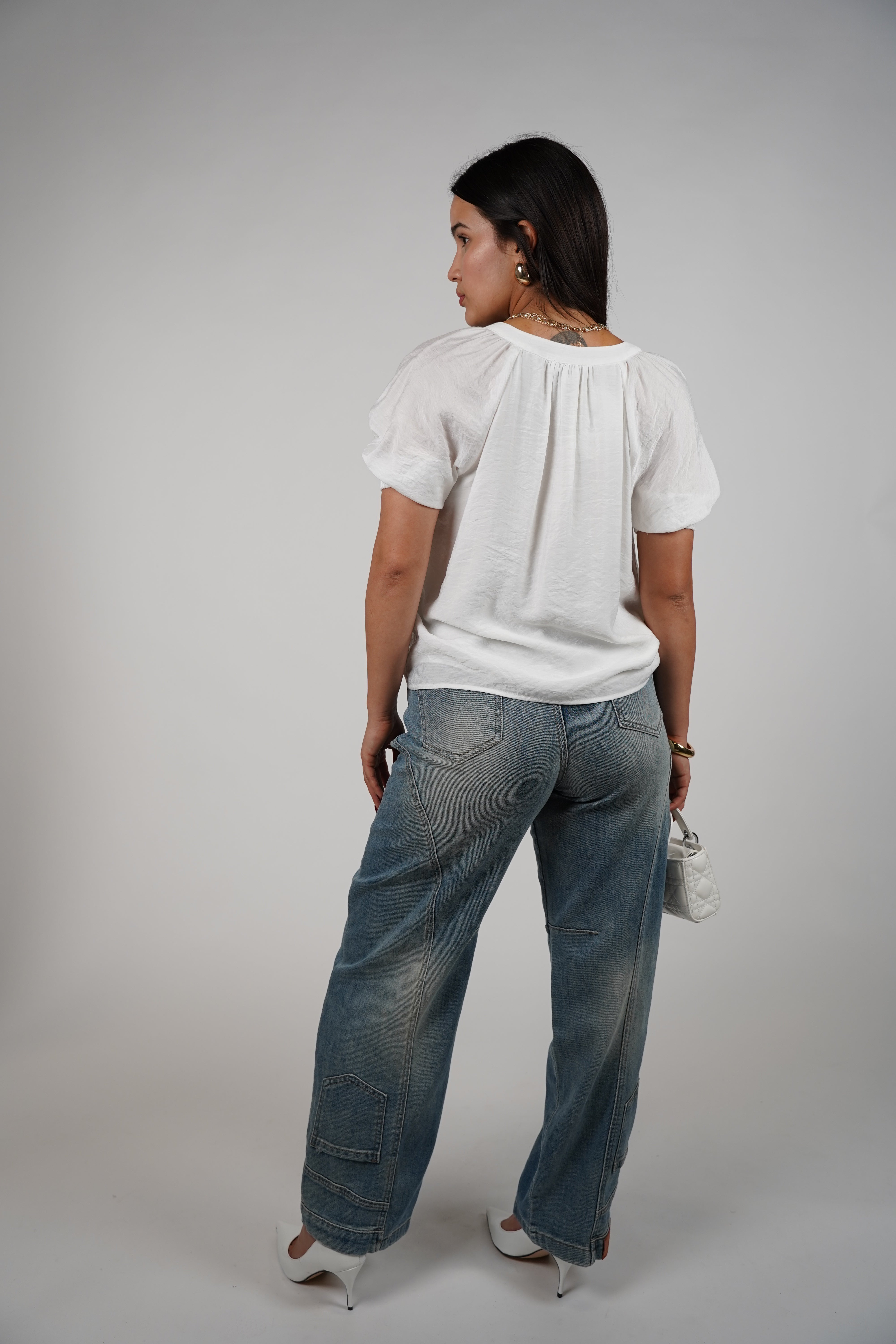 Nyli Jeans – Soft Wash High-Rise Relaxed Denim