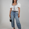 Larel Puff Sleeve Top – Vintage-Inspired Elegance with a Modern Twist