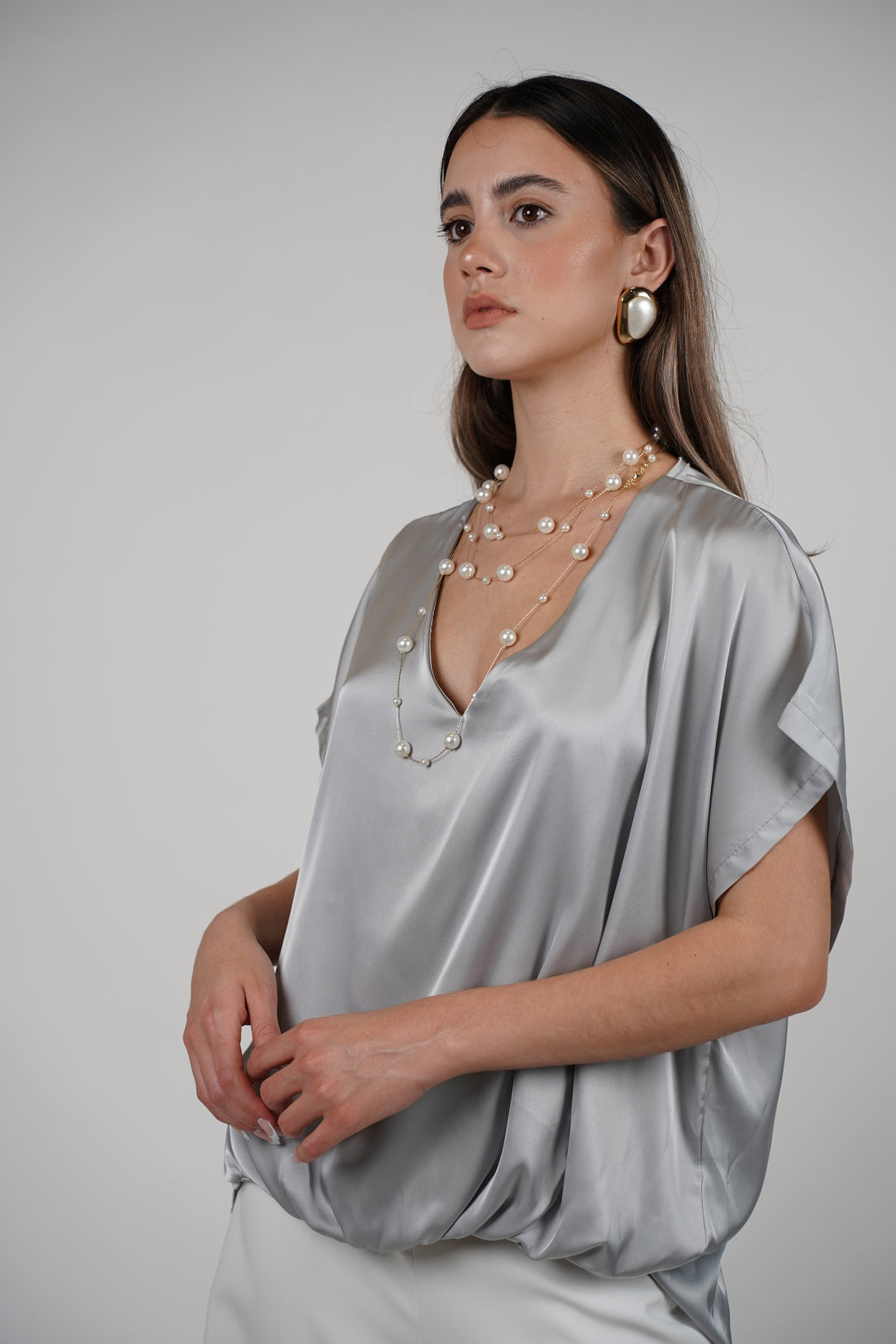 Juanita Silk Blouse – Effortless Elegance for Any Day