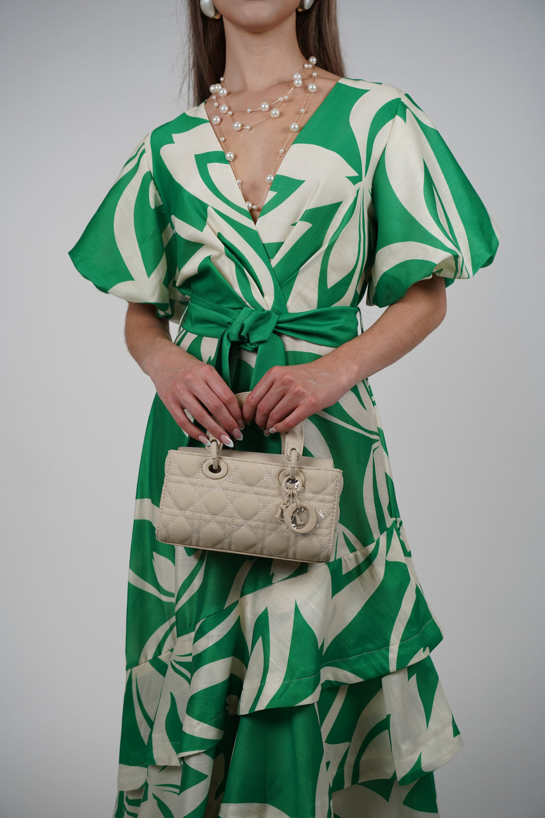 Kira Ruffle Maxi Dress – Tropical Elegance in Motion