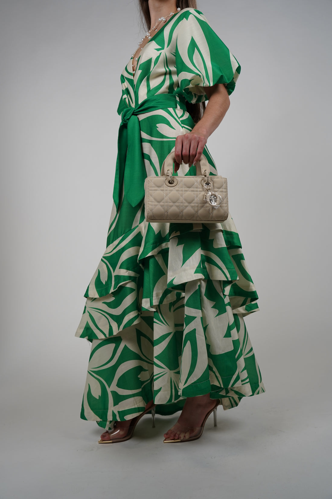 Kira Ruffle Maxi Dress – Tropical Elegance in Motion