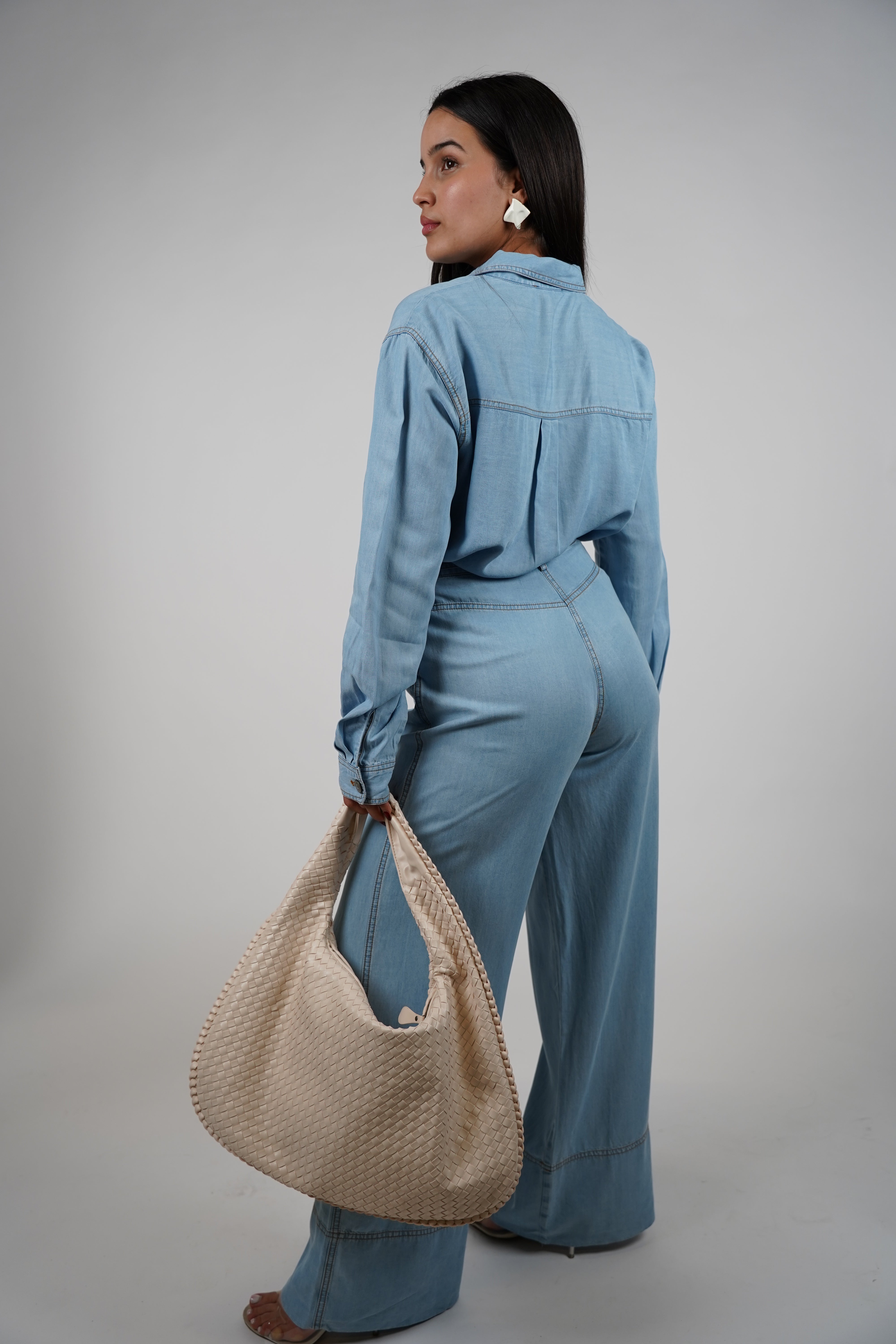 Deyla Soft Denim Pants Set – Laid-Back Cool Meets Effortless Chic