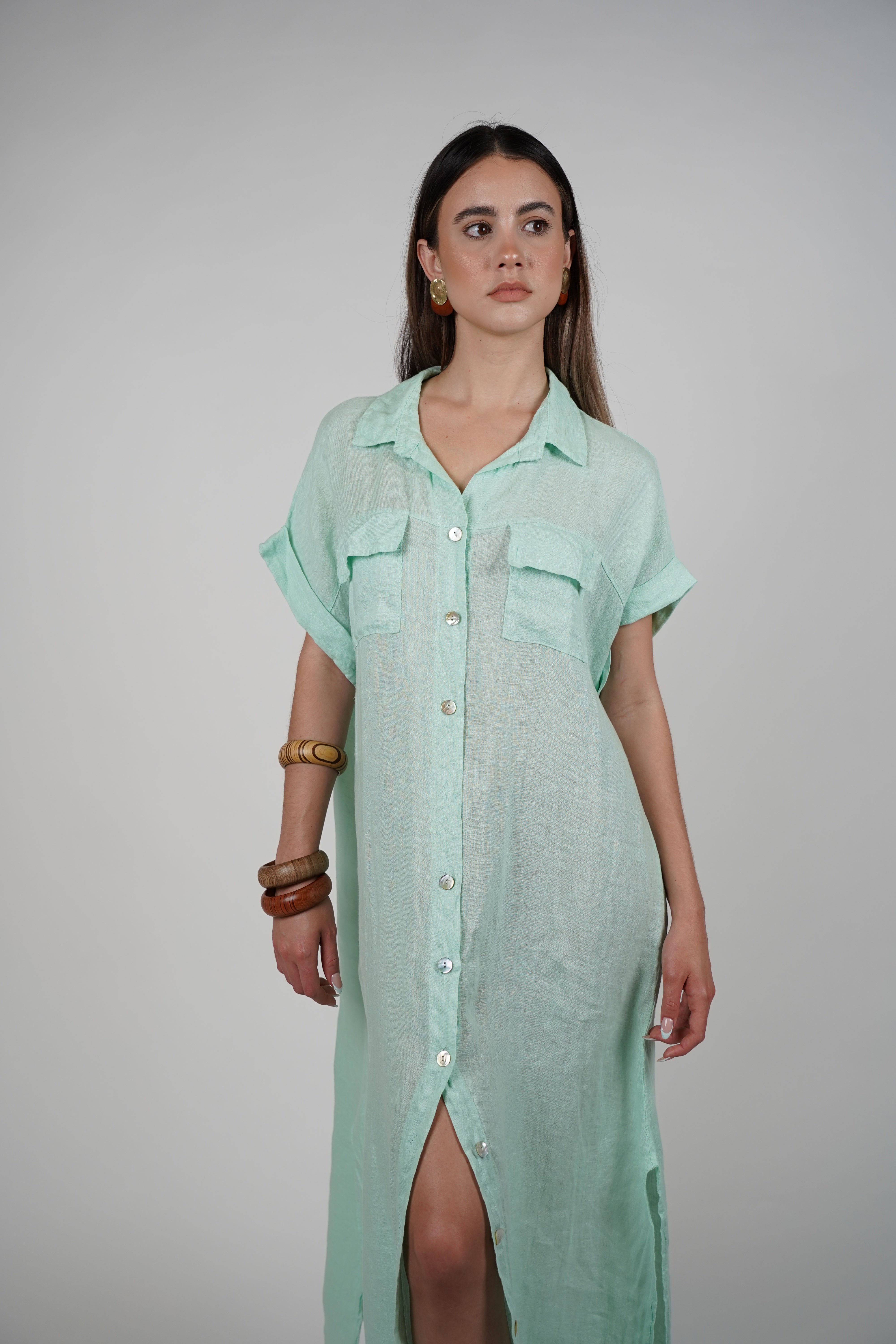 Tais Maxi Linen Dress – Breezy, Effortless, and Chic