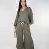 Aylin Pants Set – Cozy Wide-Leg Lounge Set for Women