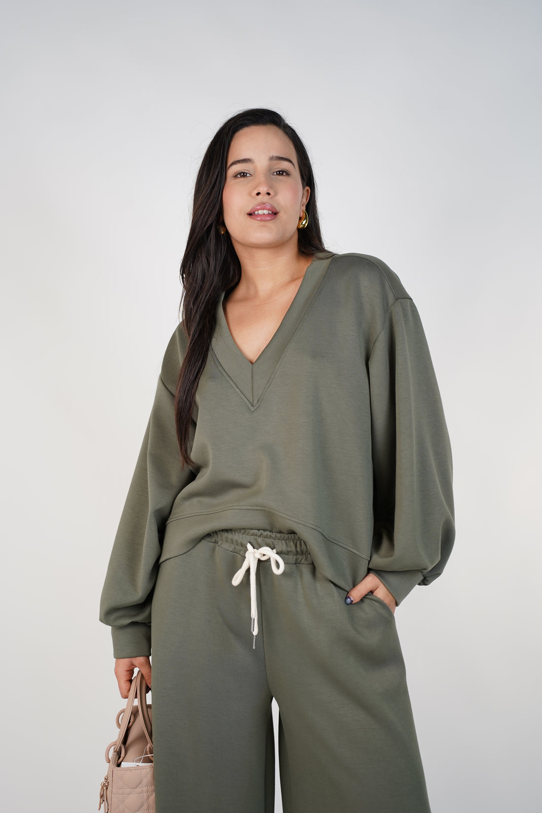 Aylin Pants Set – Cozy Wide-Leg Lounge Set for Women