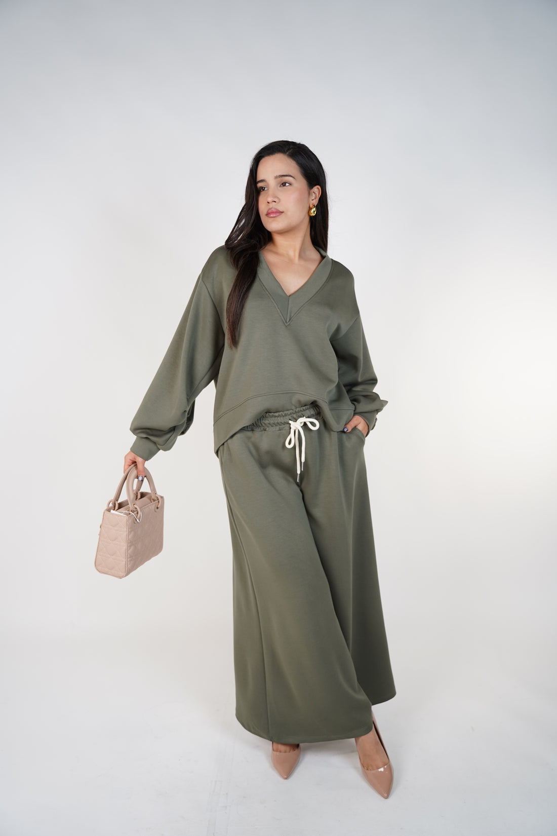 Aylin Pants Set – Cozy Wide-Leg Lounge Set for Women