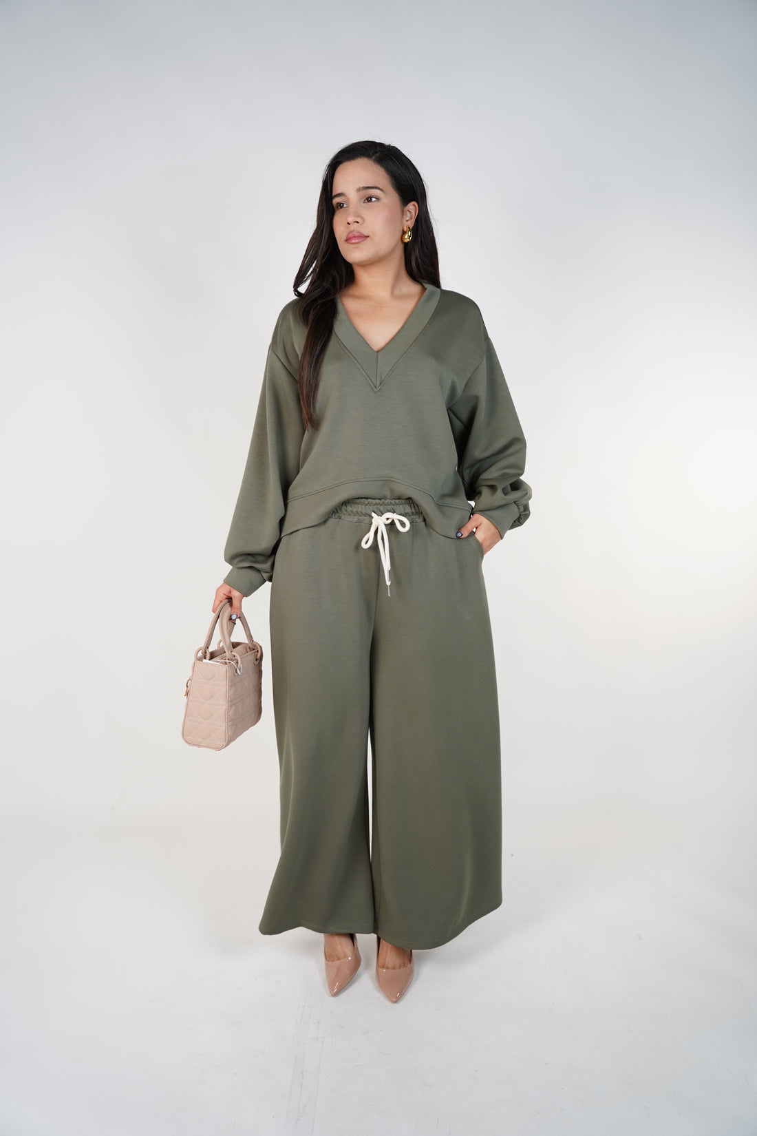 Aylin Pants Set – Cozy Wide-Leg Lounge Set for Women
