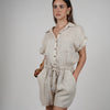 Karo Linen Romper – Easygoing Style, Effortless Cool