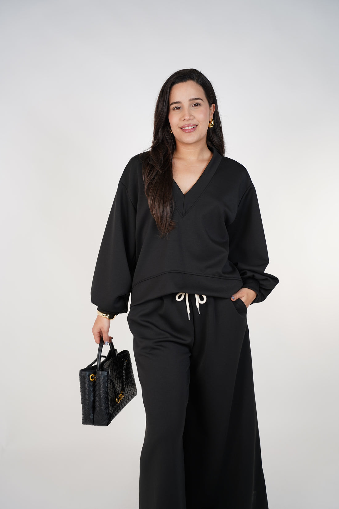 Aylin Pants Set – Cozy Wide-Leg Lounge Set for Women