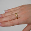 Nalei Clovers Ring – Delicate Floral Charm in Gold