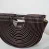 Osiris Clutch – Sculptural Half-Moon Bag