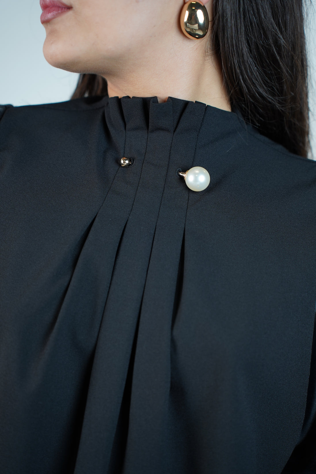 Xarieina Puff Sleeve Blouse – Luxe Satin Statement Elegance