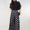 Ruby Polka Dot Palazzo Pants – Statement Volume with Retro Charm