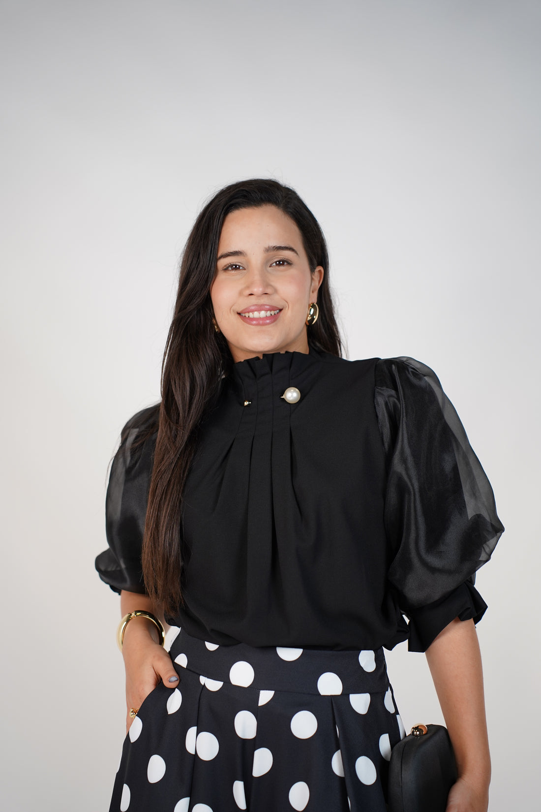 Ruby Polka Dot Palazzo Pants – Statement Volume with Retro Charm