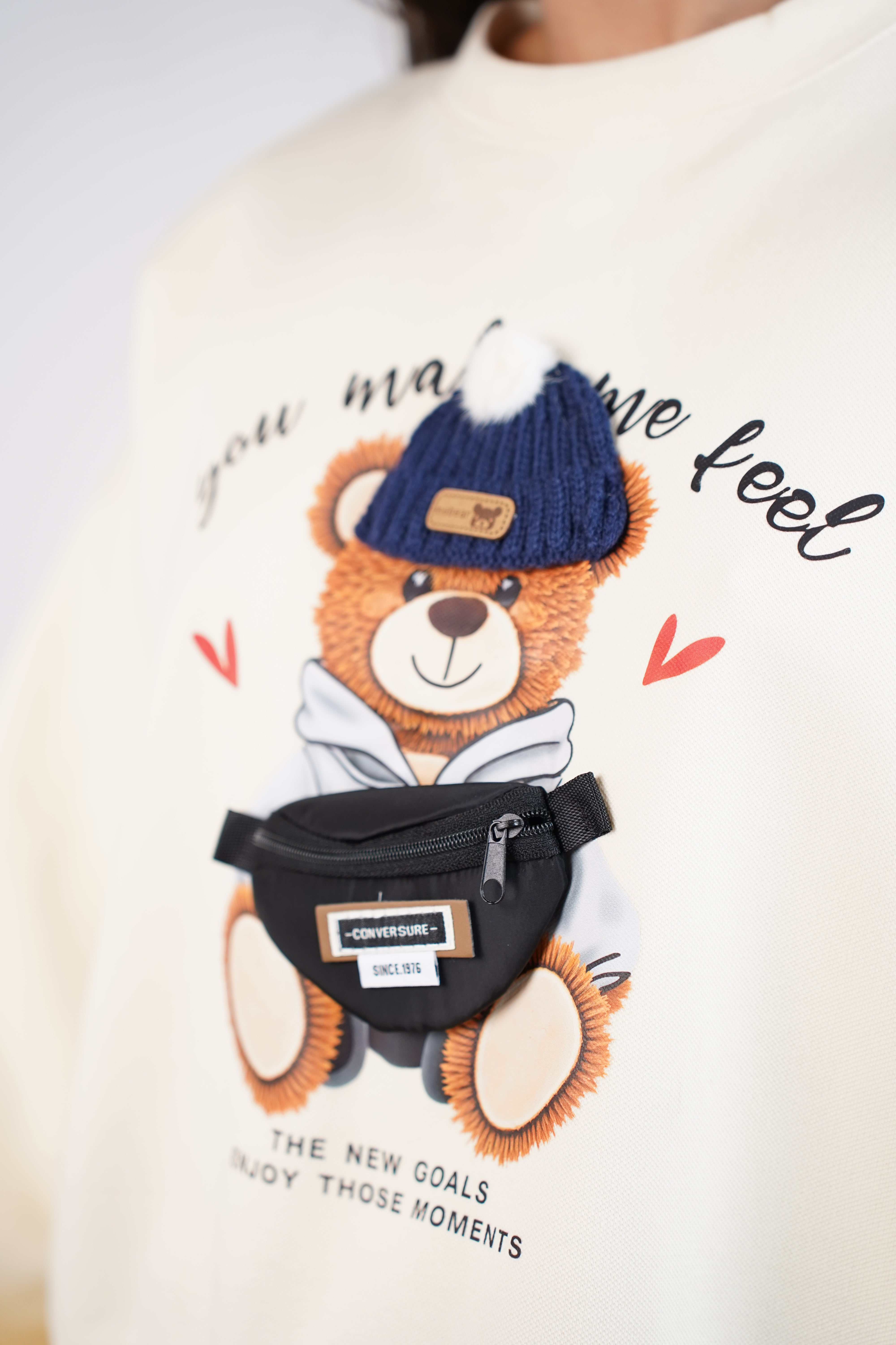 Snuggle Love Bear Sweater – Cozy Cute Heartfelt Graphic
