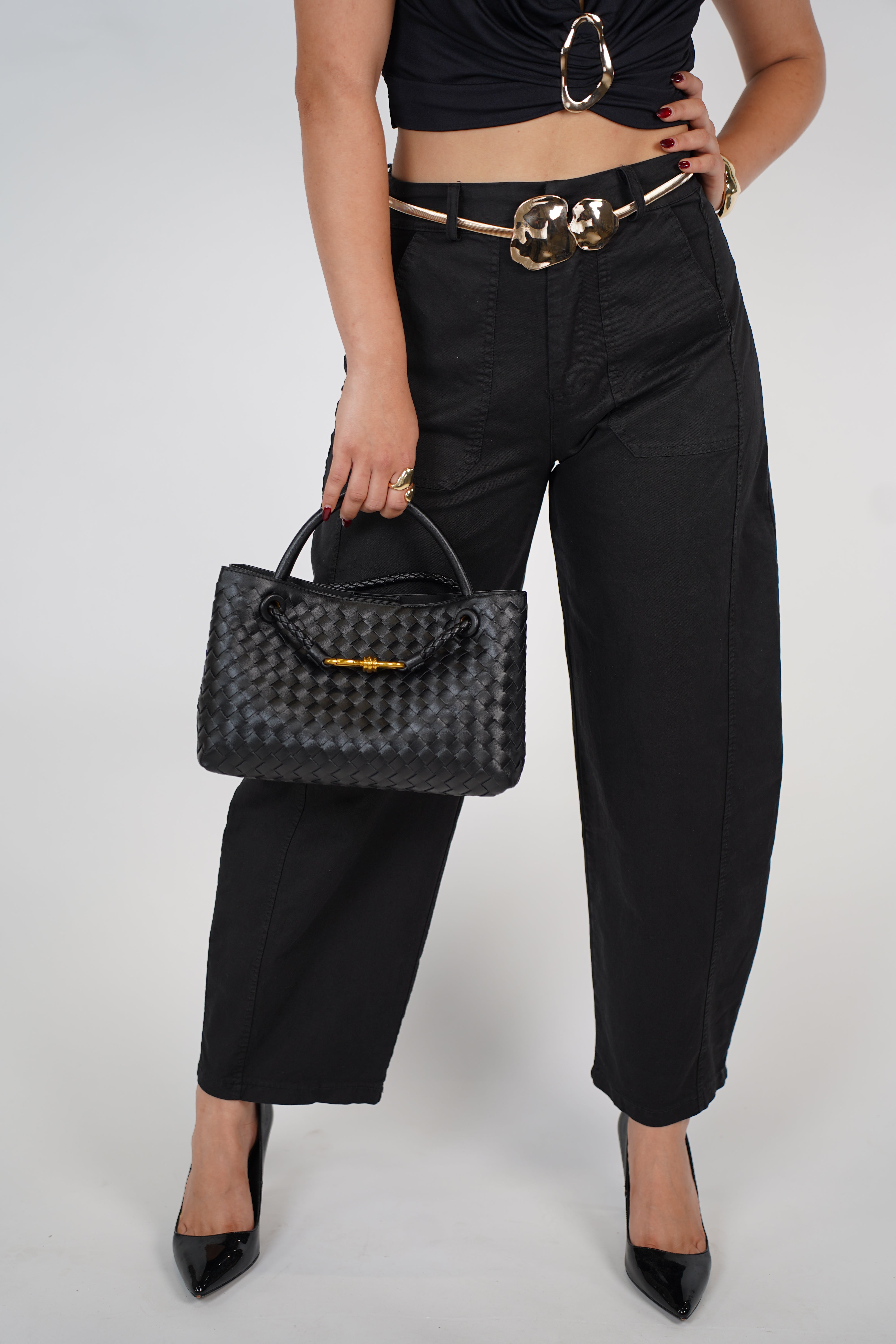 Jasa Belted Pants – Effortless Style with a Structured Fit