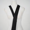 Flori Necktie for Women – Sleek Satin Black Tie for Feminine Power Looks